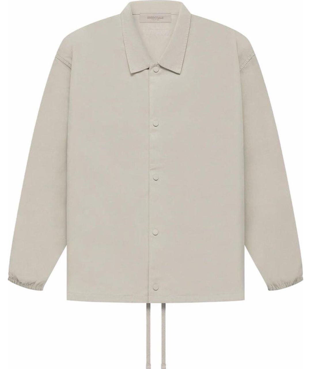 FEAR OF GOD ESSENTIALS Бежевая хлопковая куртка, фото 4