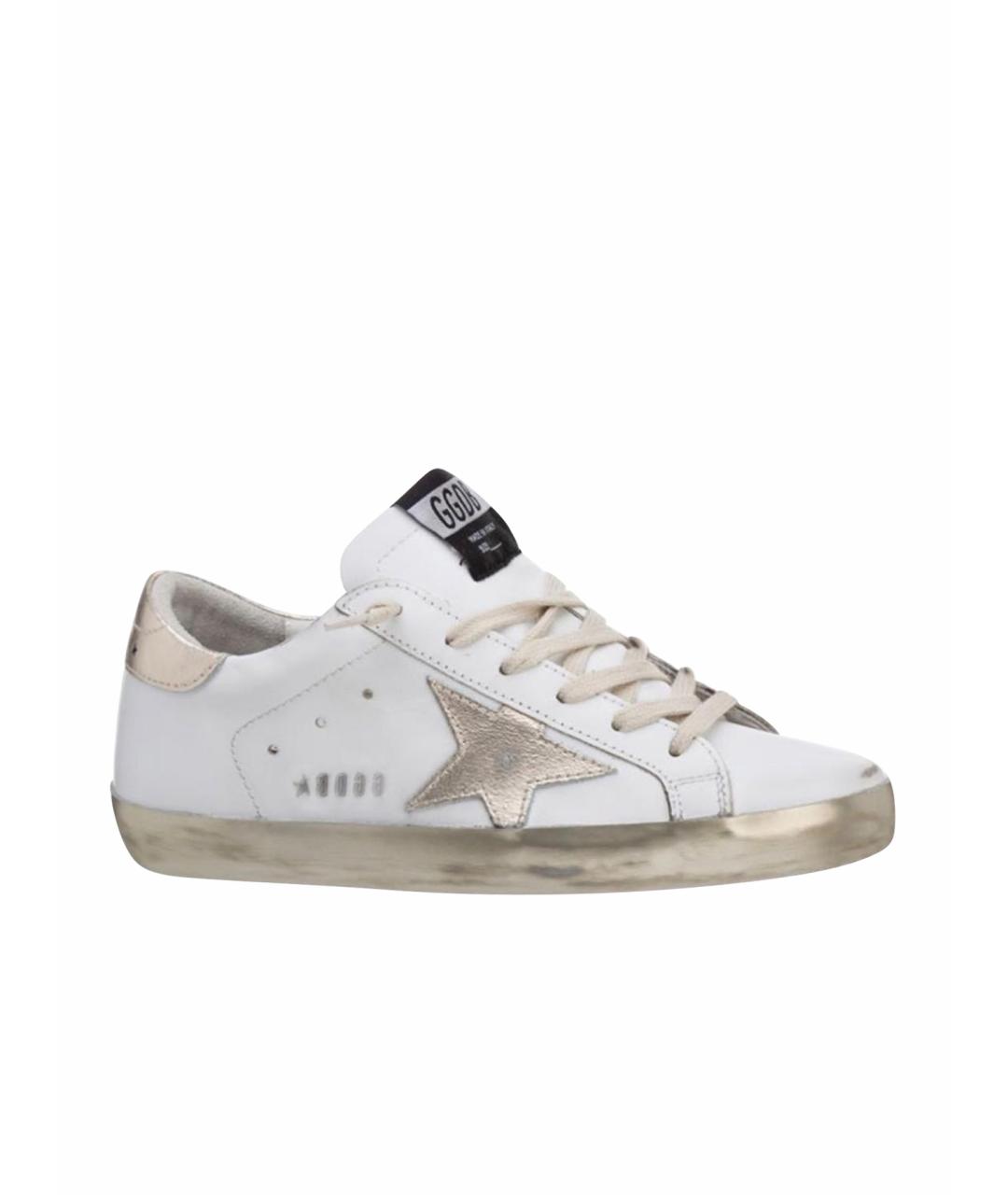 GOLDEN GOOSE DELUXE BRAND Белые кожаные кеды, фото 8