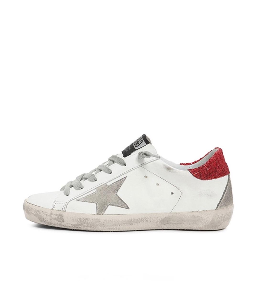 GOLDEN GOOSE DELUXE BRAND Белые кожаные кеды, фото 9