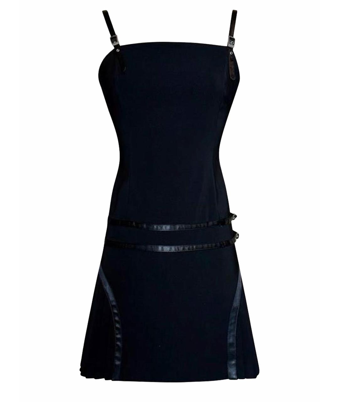 VERSACE Черное повседневное платье, фото 1