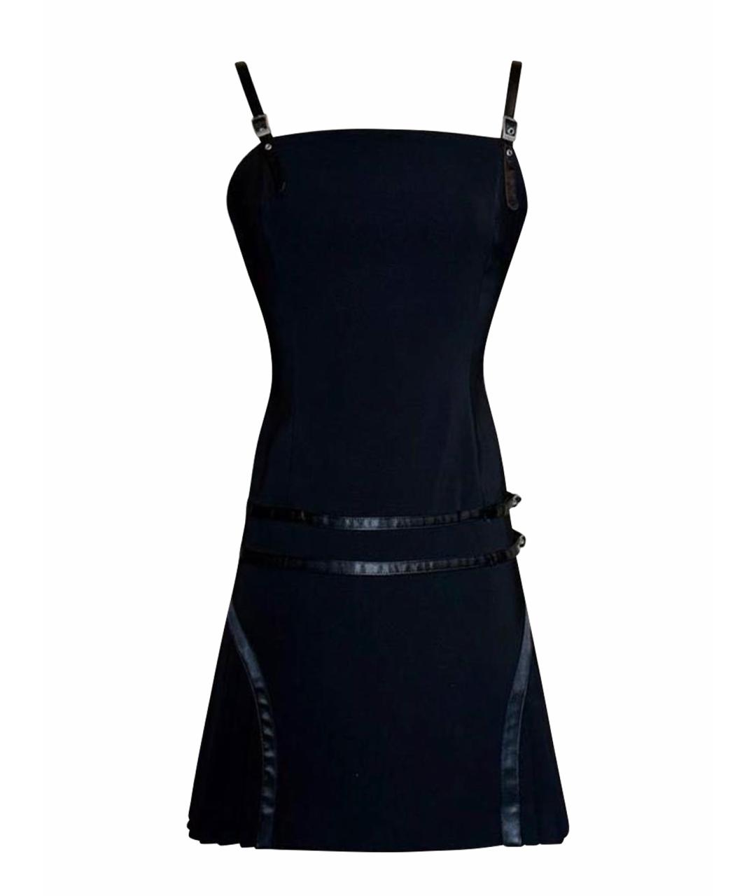 VERSACE Черное повседневное платье, фото 8