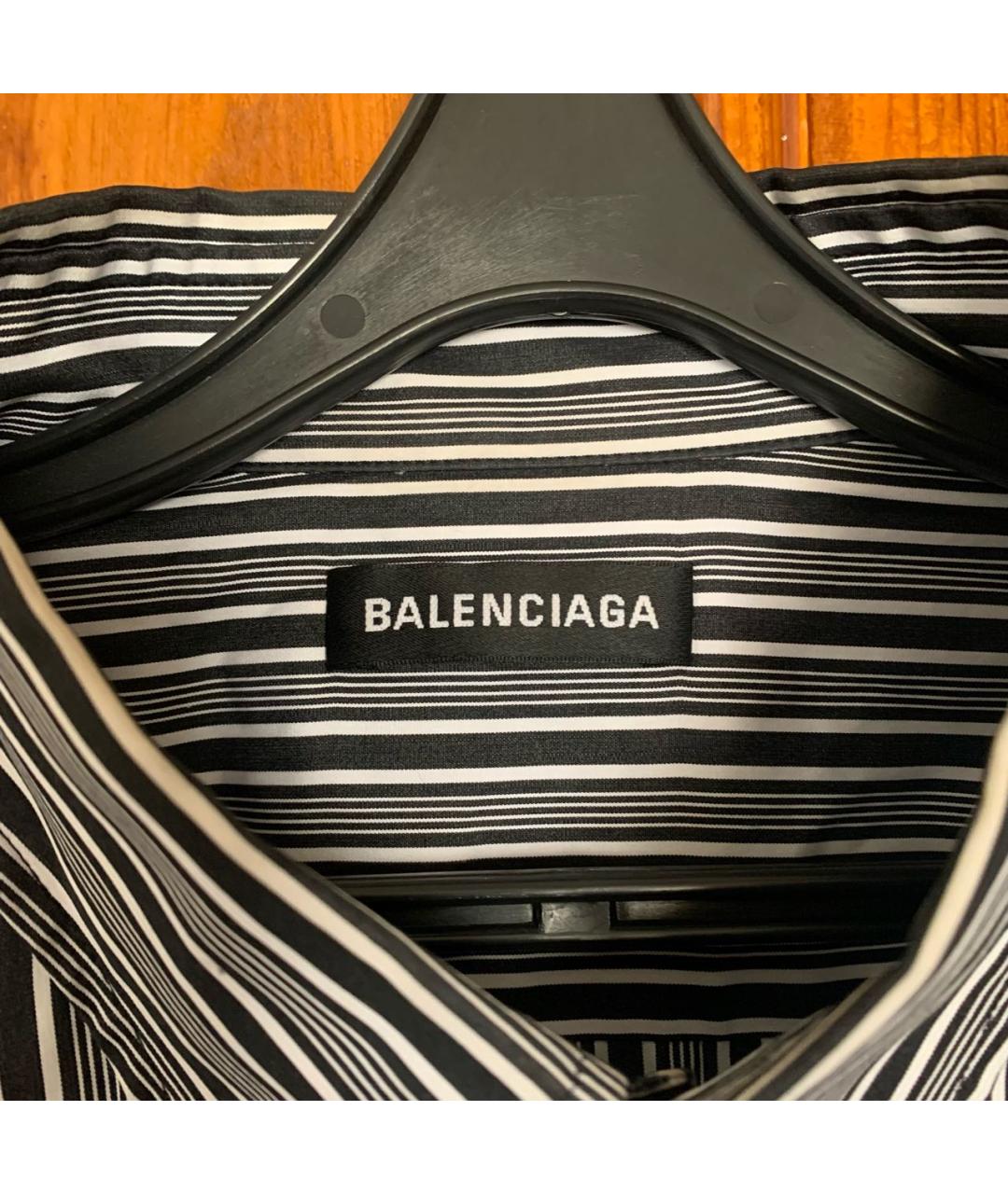 BALENCIAGA Мульти хлопковая кэжуал рубашка, фото 3
