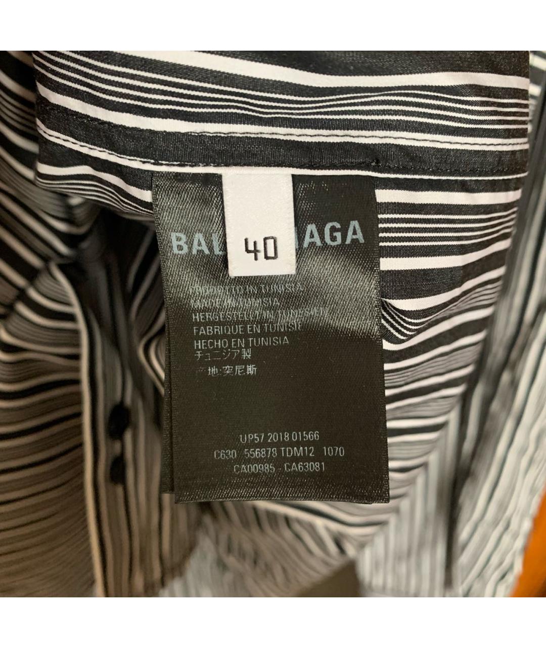 BALENCIAGA Мульти хлопковая кэжуал рубашка, фото 7
