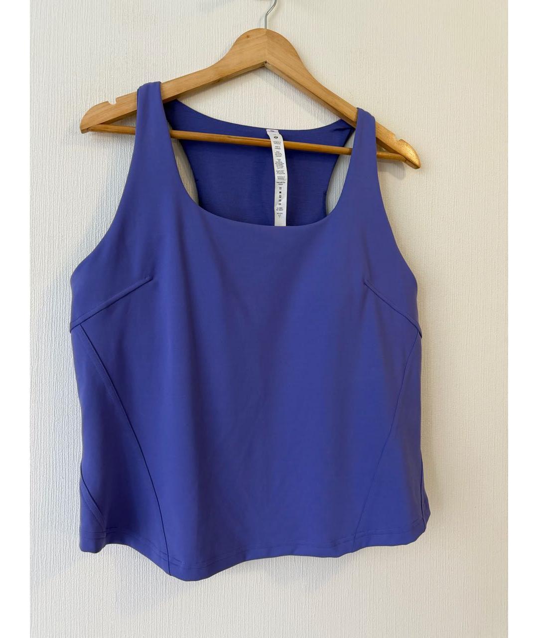 Lululemon Фиолетовая полиамидовая майка, фото 2