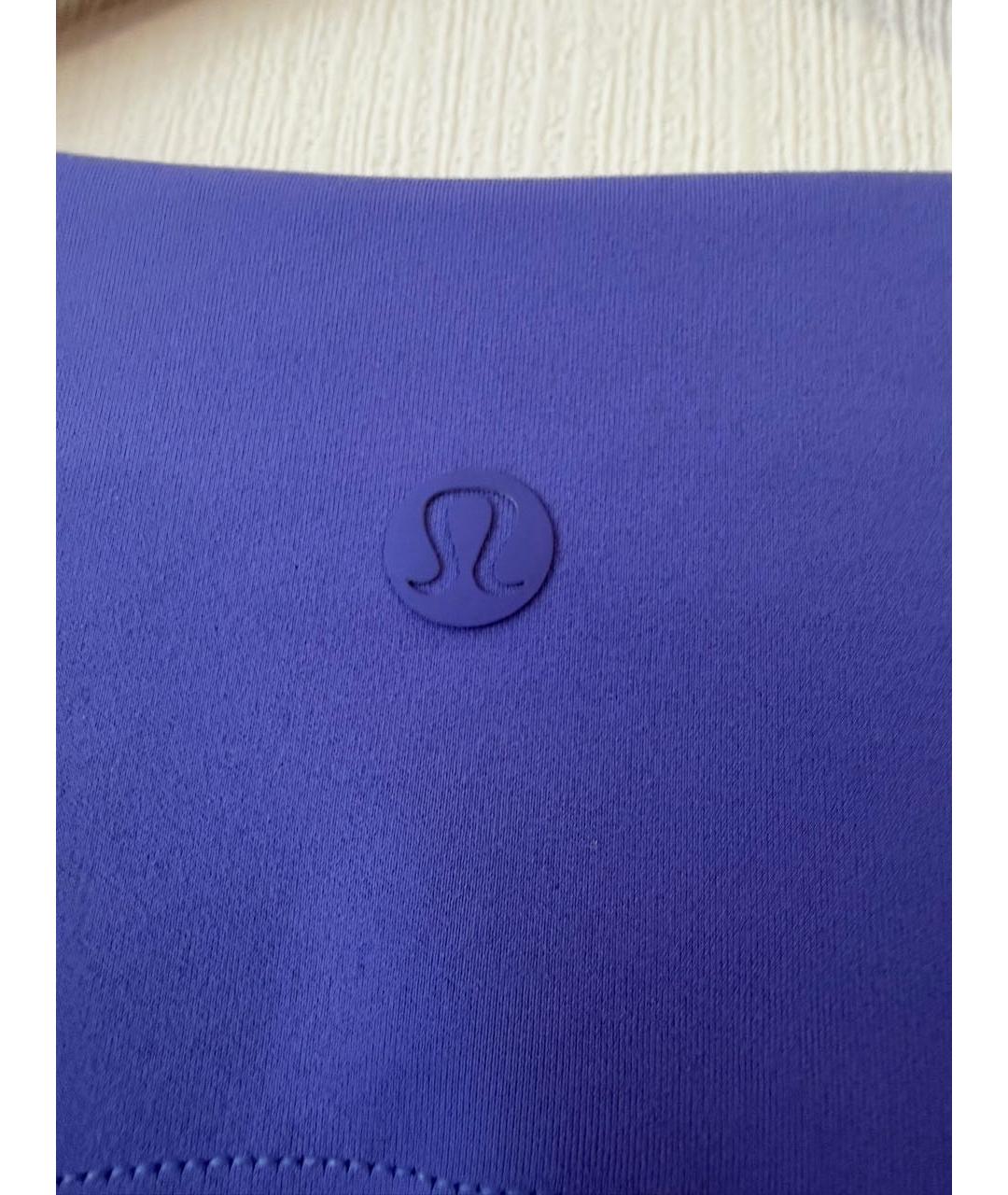 Lululemon Фиолетовая полиамидовая майка, фото 5