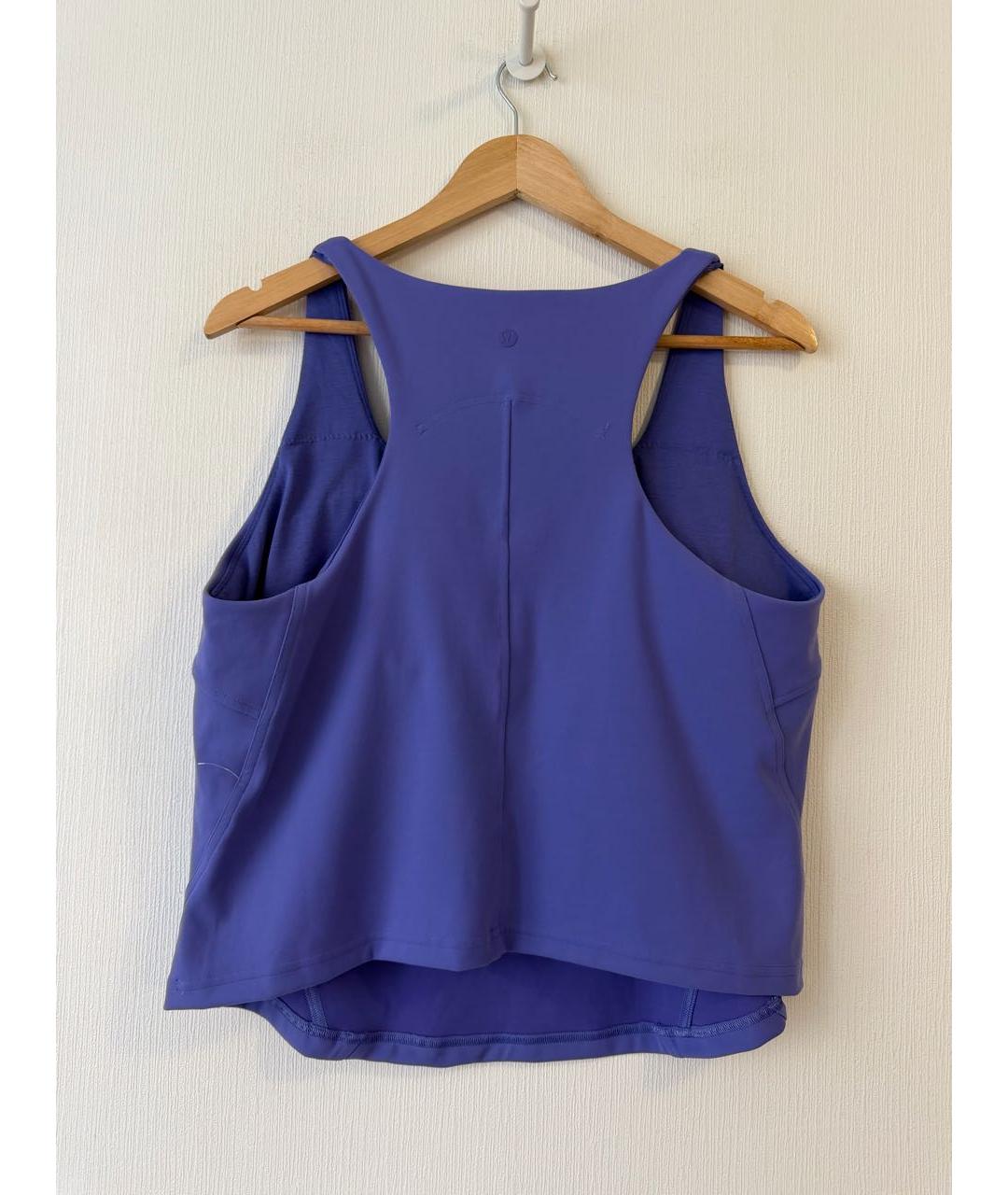 Lululemon Фиолетовая полиамидовая майка, фото 4