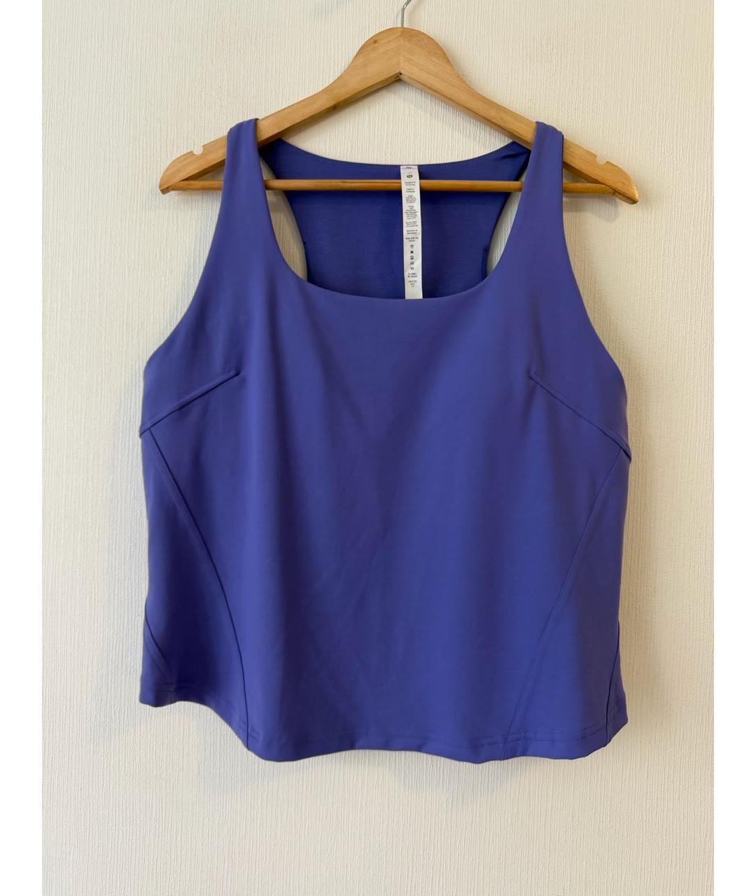 Lululemon Фиолетовая полиамидовая майка, фото 9
