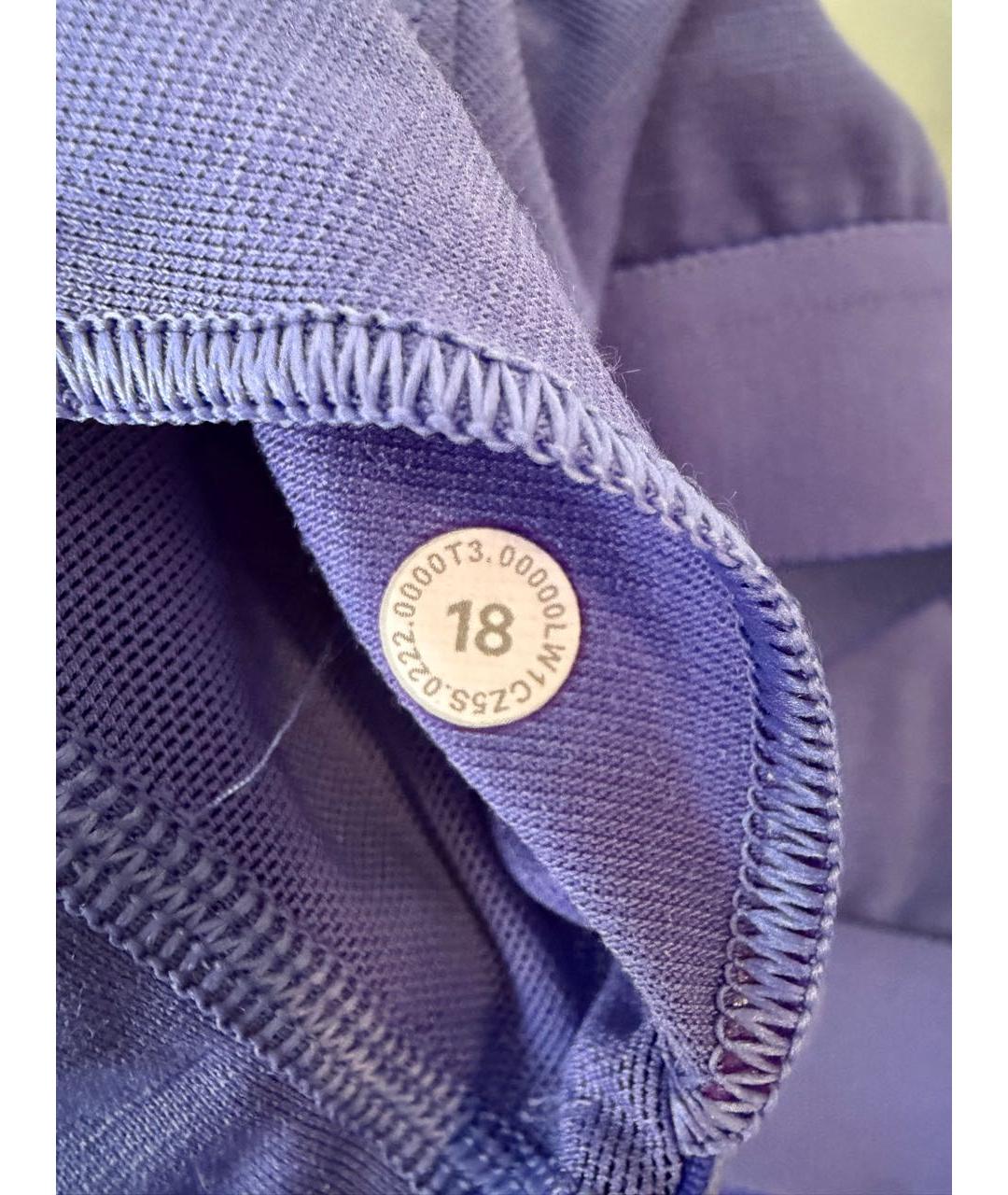 Lululemon Фиолетовая полиамидовая майка, фото 6