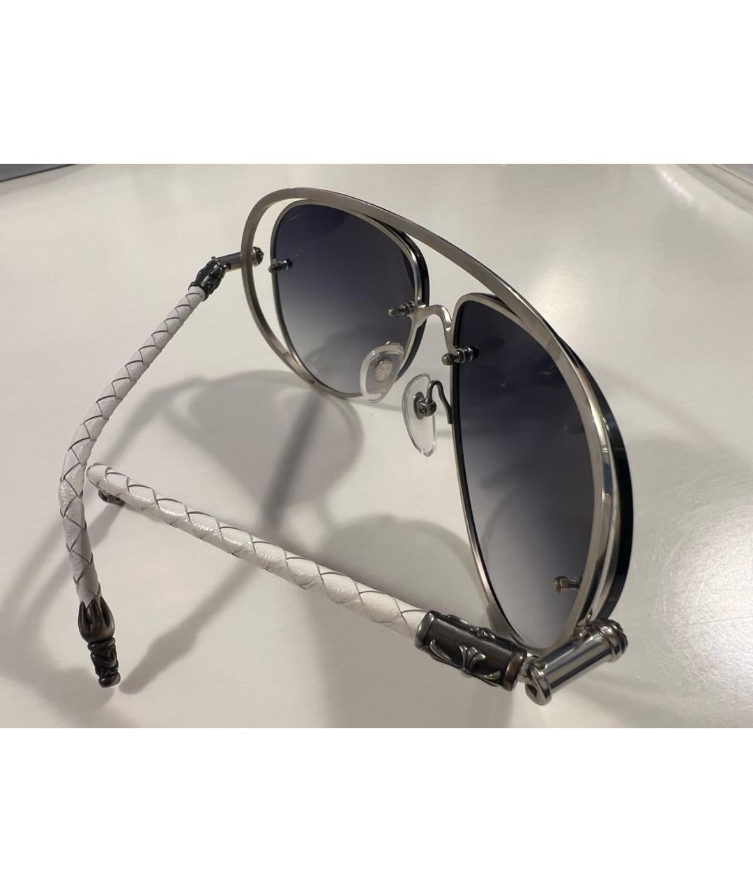 CHROME HEARTS Белые солнцезащитные очки, фото 4
