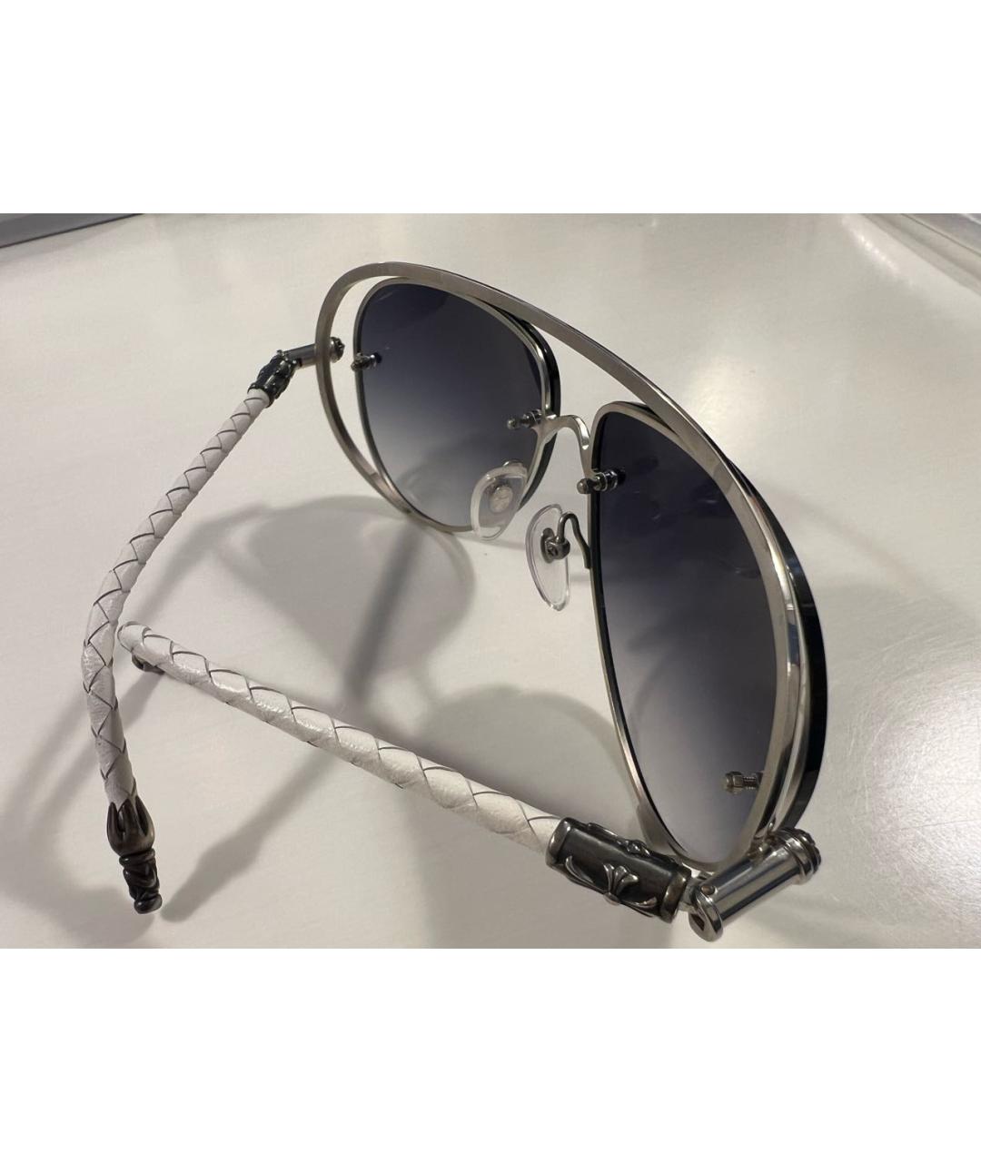 CHROME HEARTS Белые солнцезащитные очки, фото 3