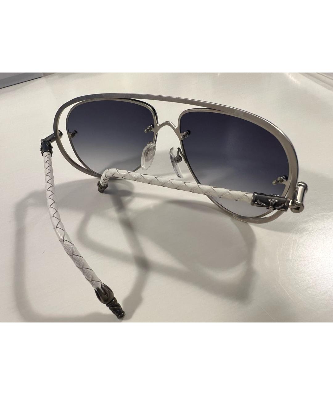 CHROME HEARTS Белые солнцезащитные очки, фото 2
