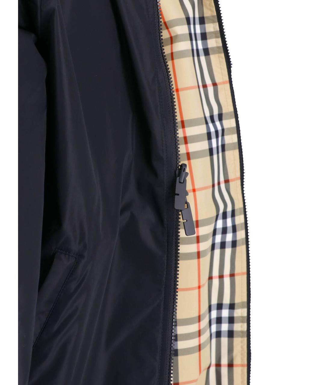 BURBERRY Бежевая полиэстеровая куртка, фото 5