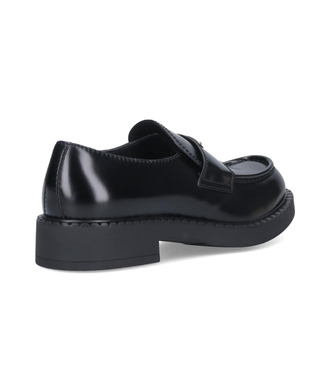 PRADA Черные кожаные лоферы, фото 4