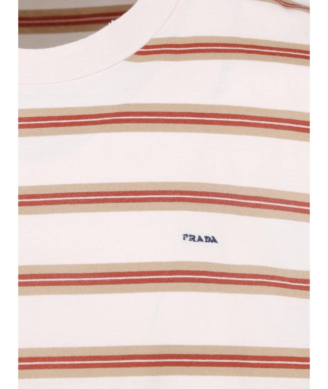 PRADA Мульти хлопковая футболка, фото 3