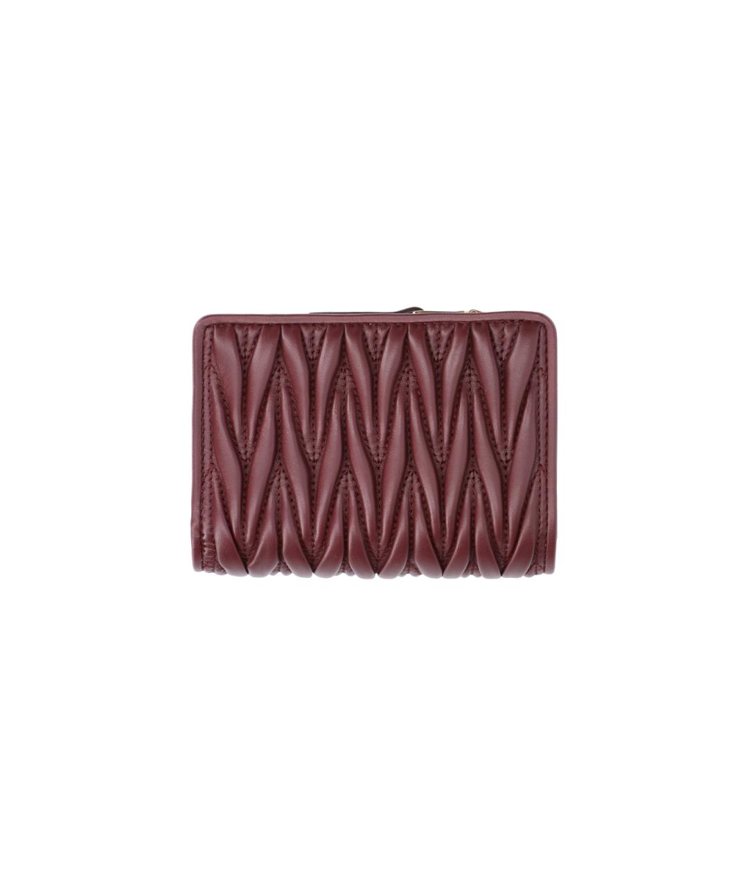 MIU MIU Красный кожаный кошелек, фото 3