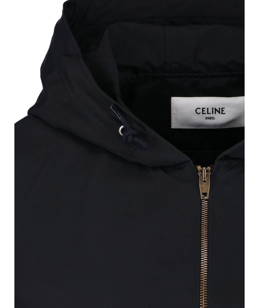 CELINE Черная хлопковая куртка, фото 3