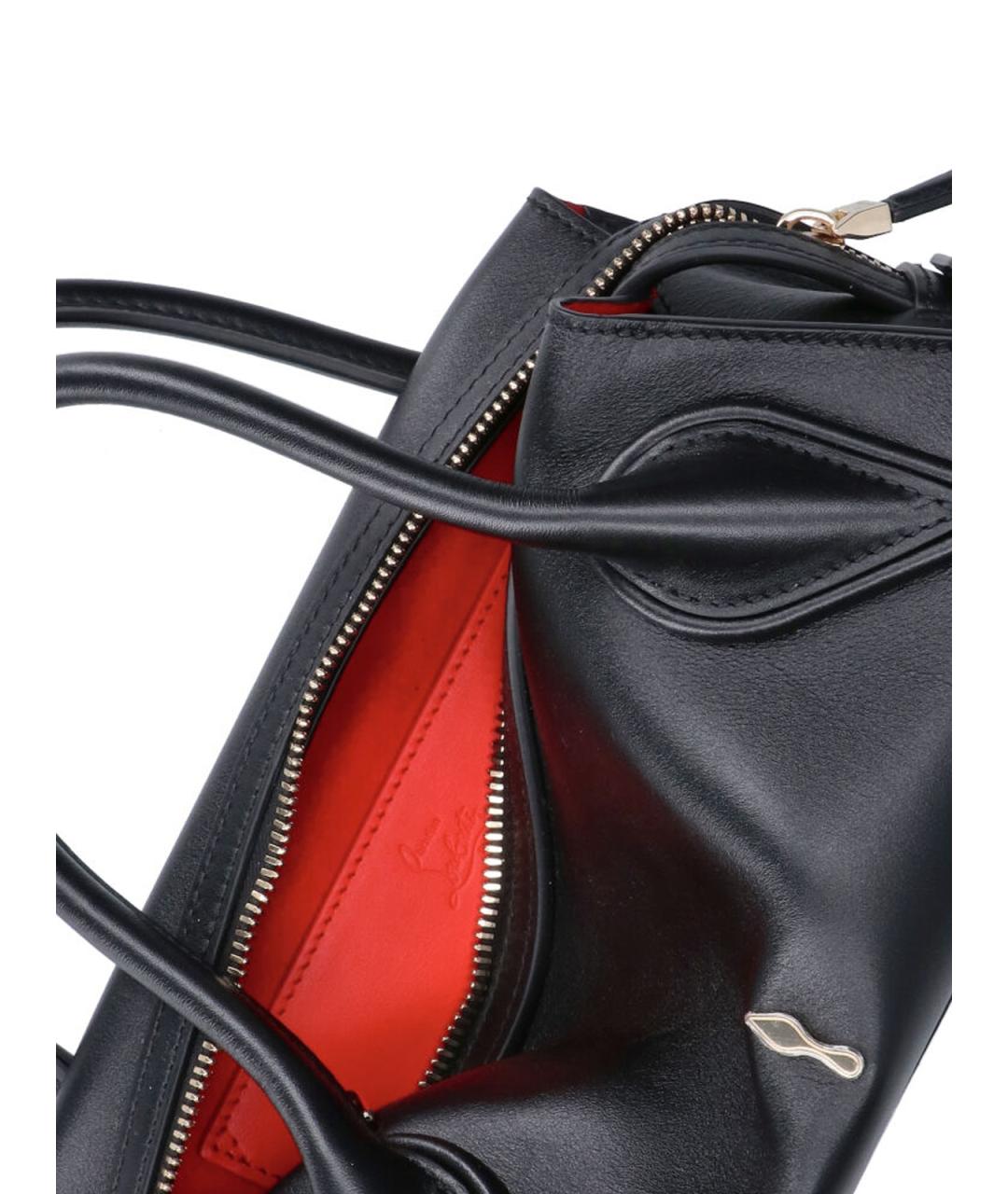 CHRISTIAN LOUBOUTIN Черная синтетическая сумка тоут, фото 4