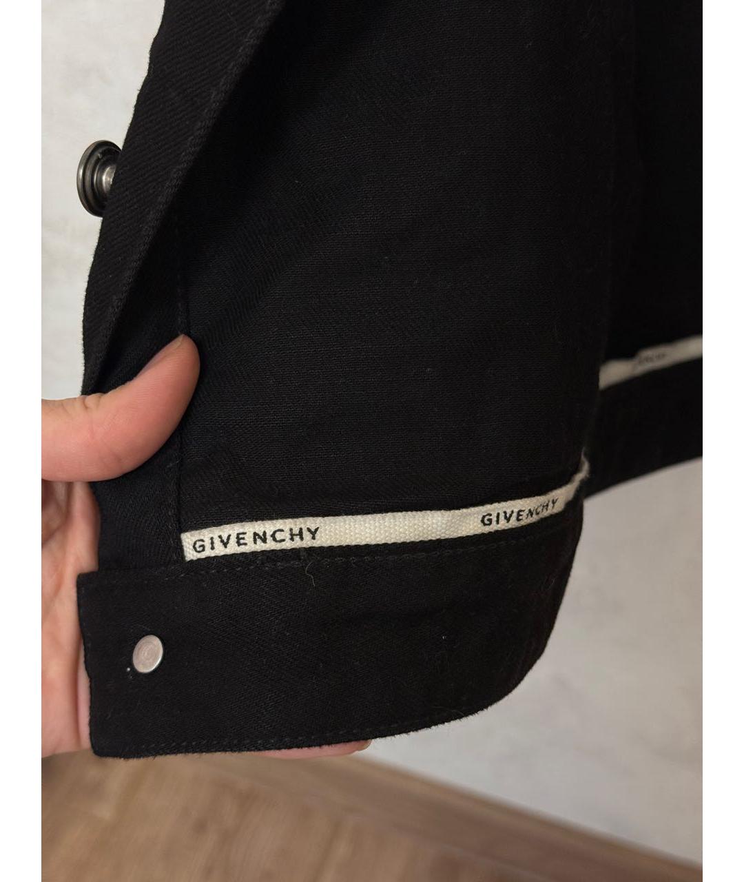 GIVENCHY Черная хлопковая куртка, фото 7
