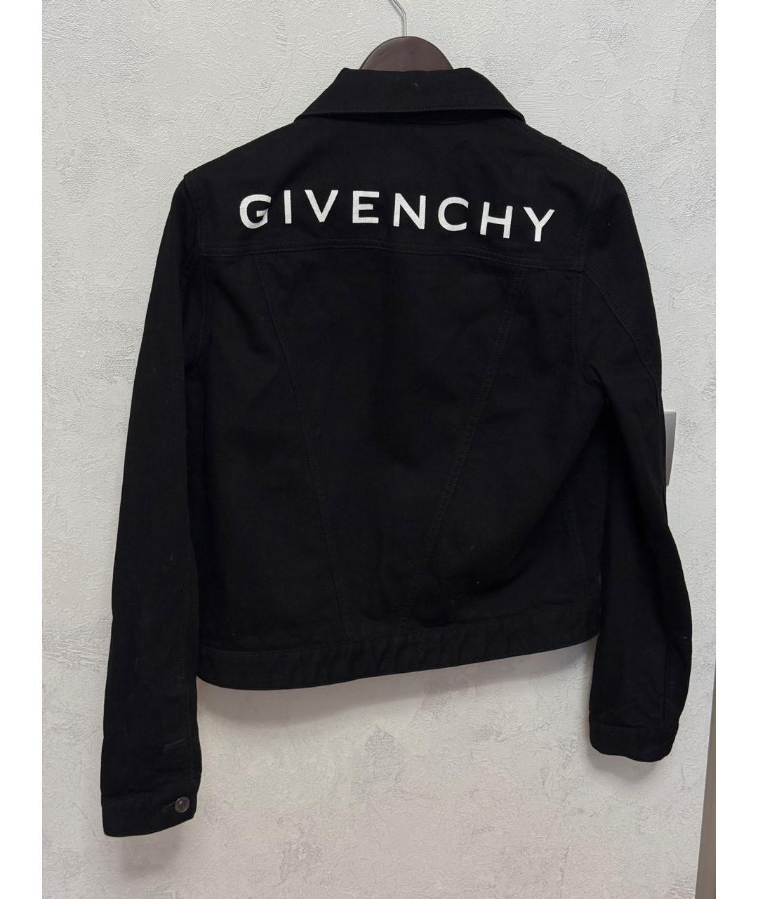 GIVENCHY Черная хлопковая куртка, фото 2