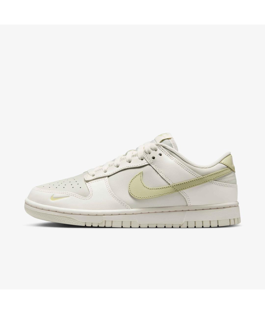 NIKE Бежевые кожаные кроссовки, фото 7