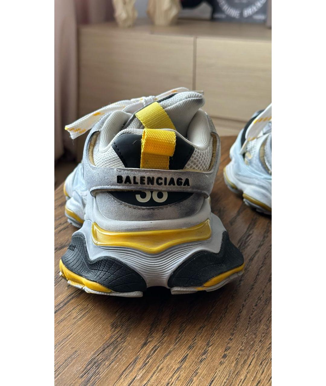 BALENCIAGA Серые текстильные кроссовки, фото 6