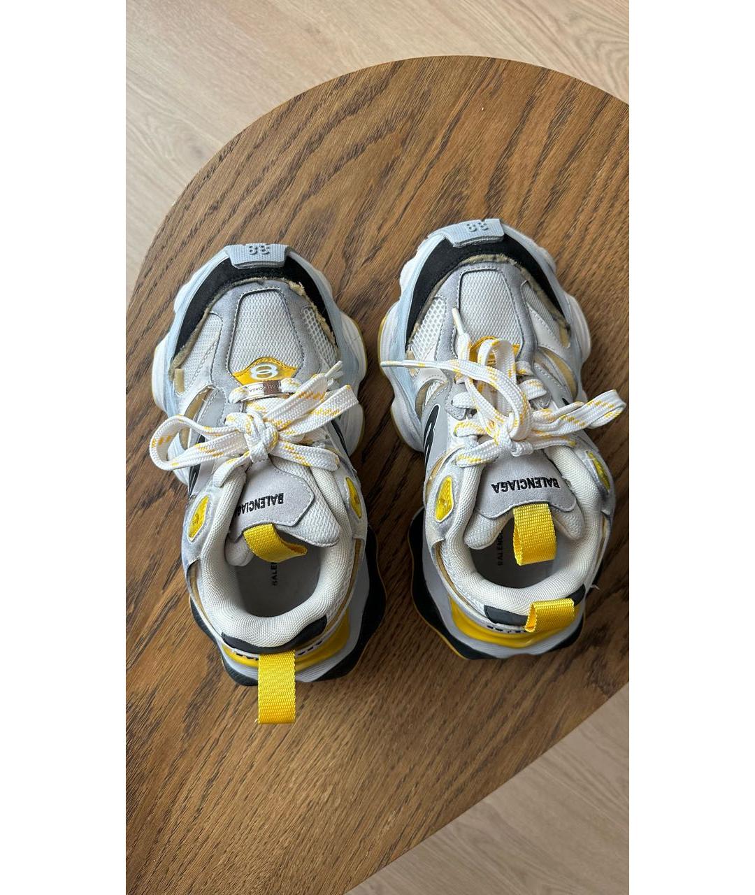 BALENCIAGA Серые текстильные кроссовки, фото 3