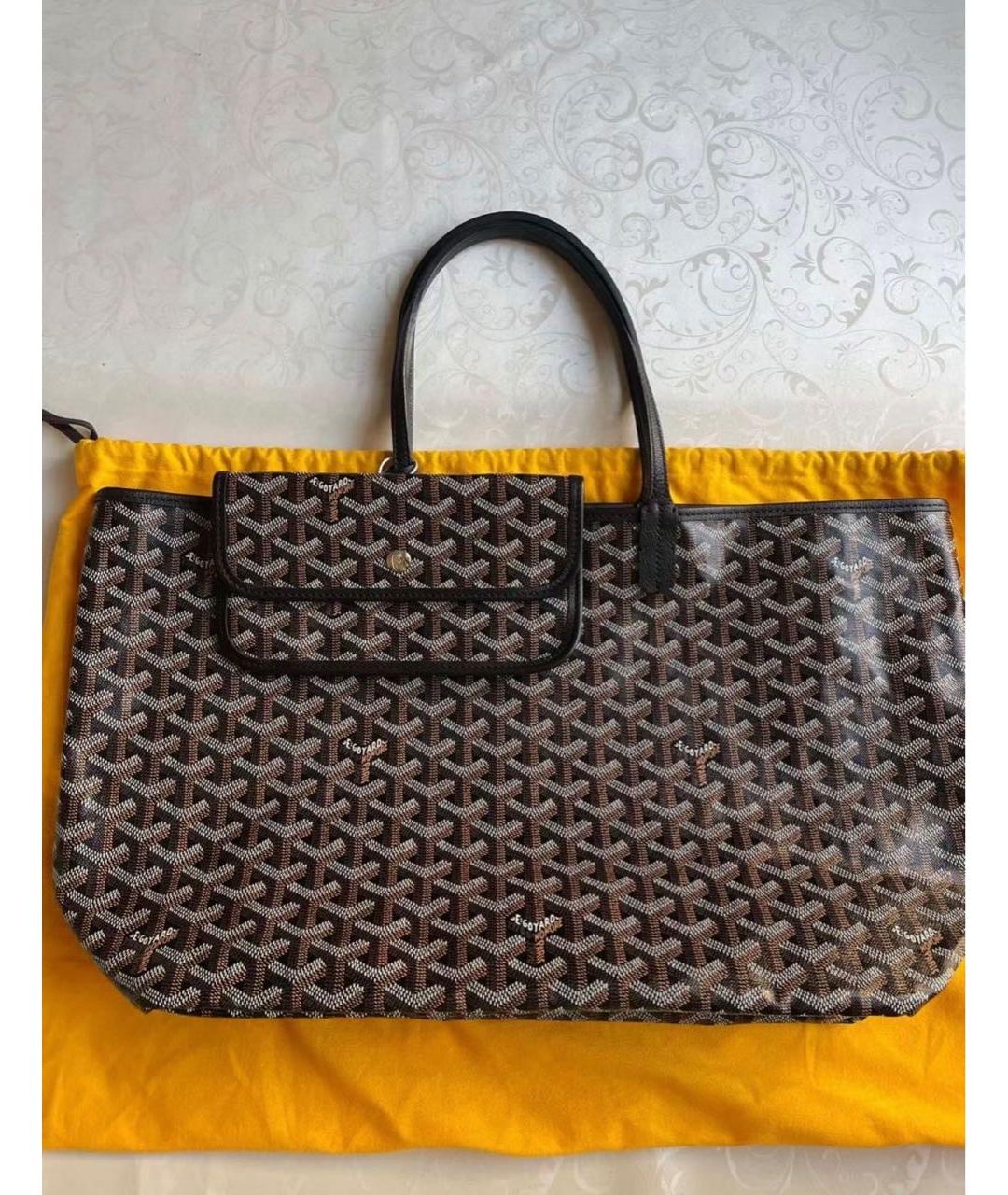 GOYARD Черная сумка тоут, фото 4