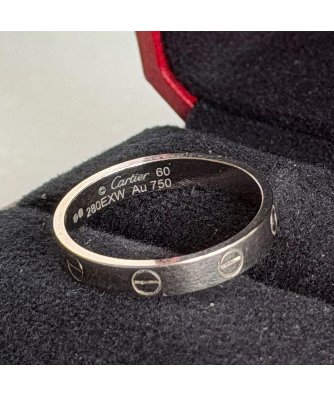 CARTIER Белое кольцо из белого золота, фото 4