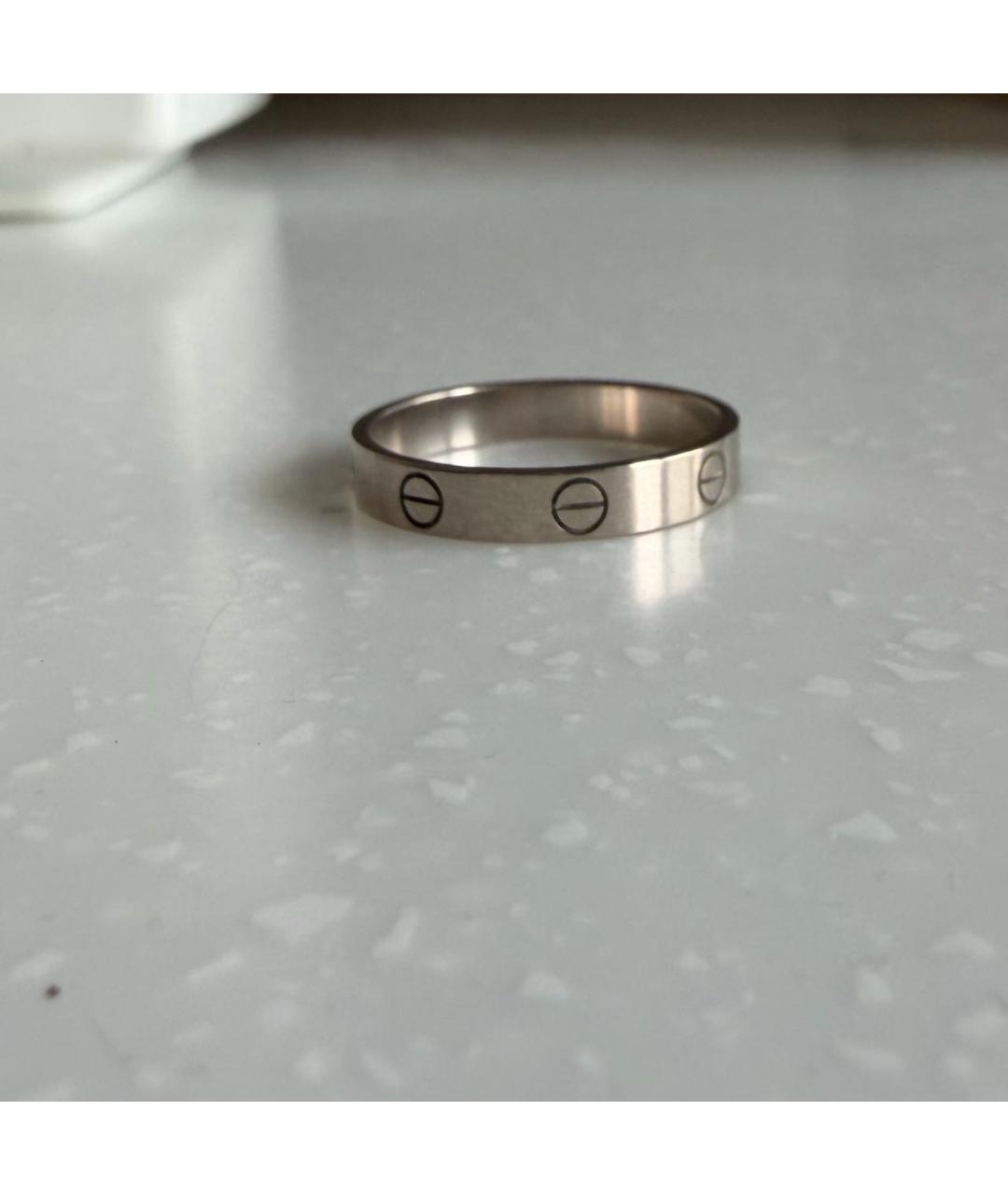 CARTIER Белое кольцо из белого золота, фото 2