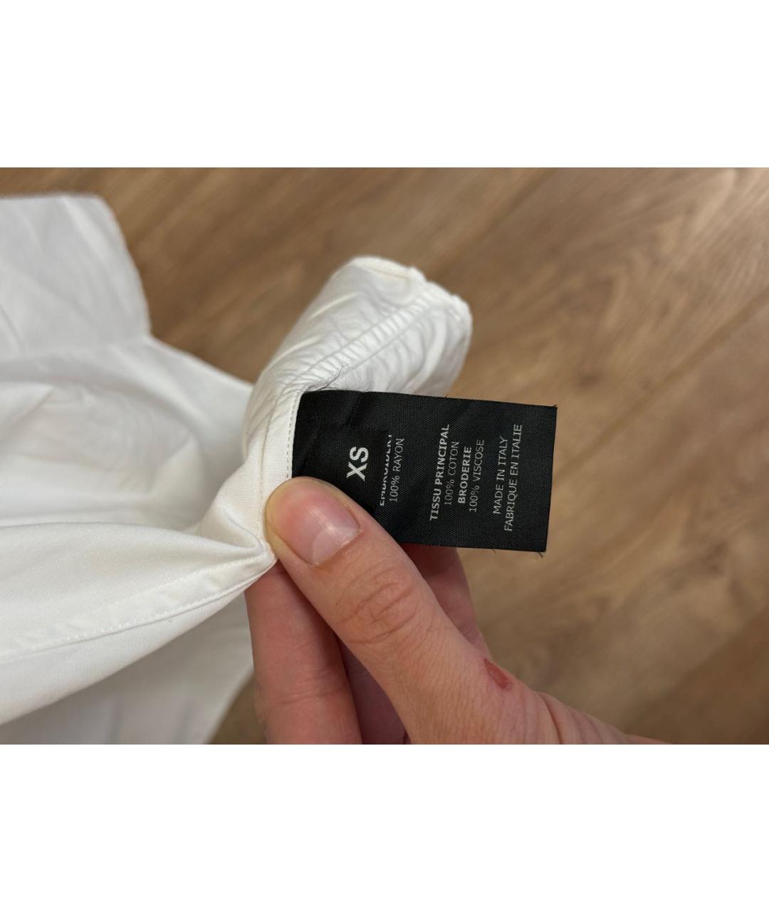 VETEMENTS Белая хлопковая кэжуал рубашка, фото 5