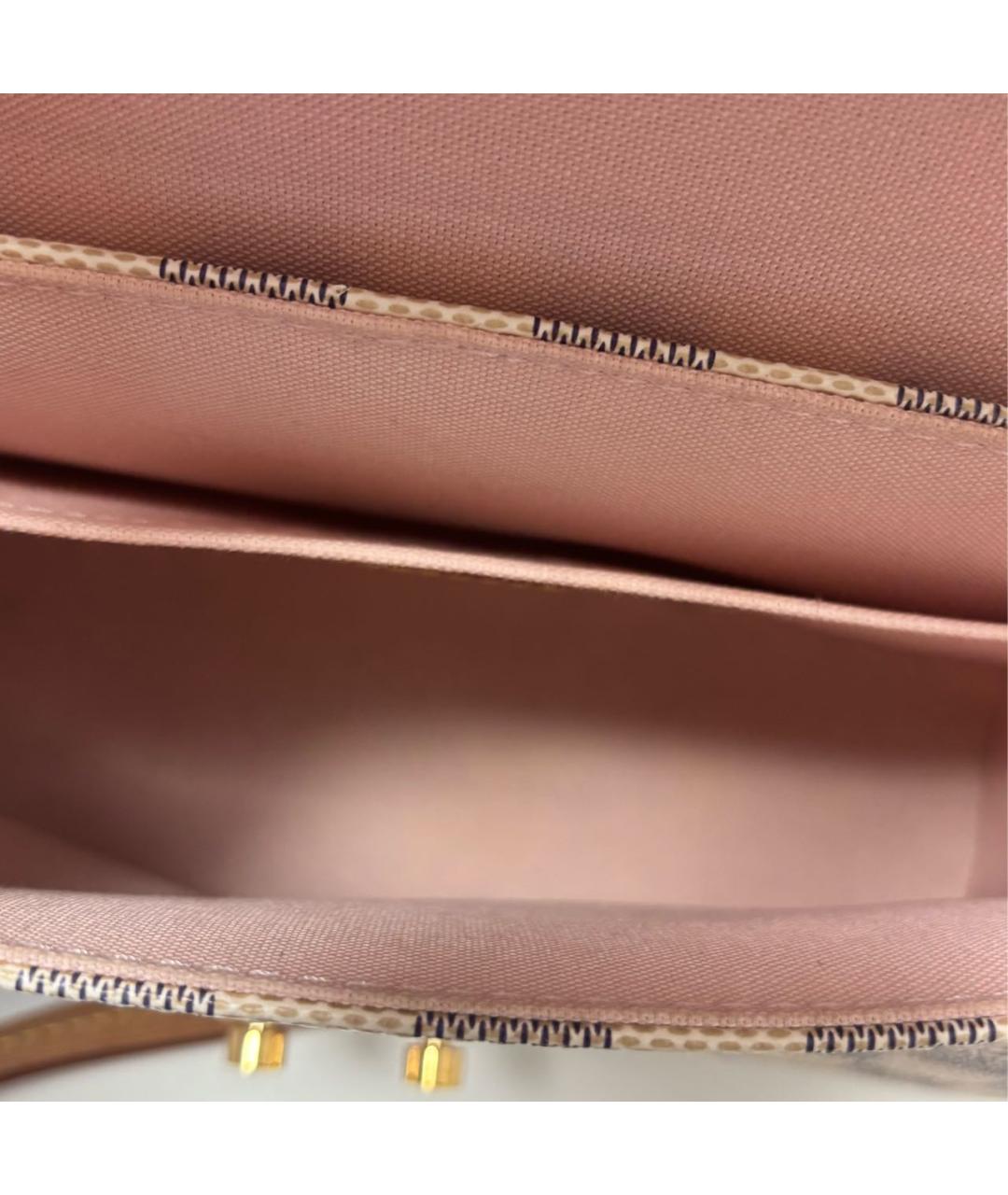 LOUIS VUITTON Бежевая сумка с короткими ручками, фото 4