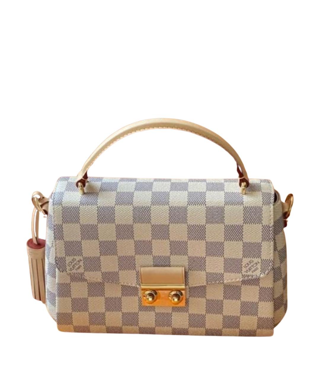 LOUIS VUITTON Бежевая сумка с короткими ручками, фото 1