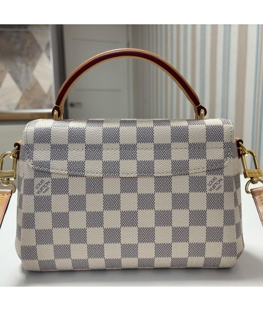 LOUIS VUITTON Бежевая сумка с короткими ручками, фото 3