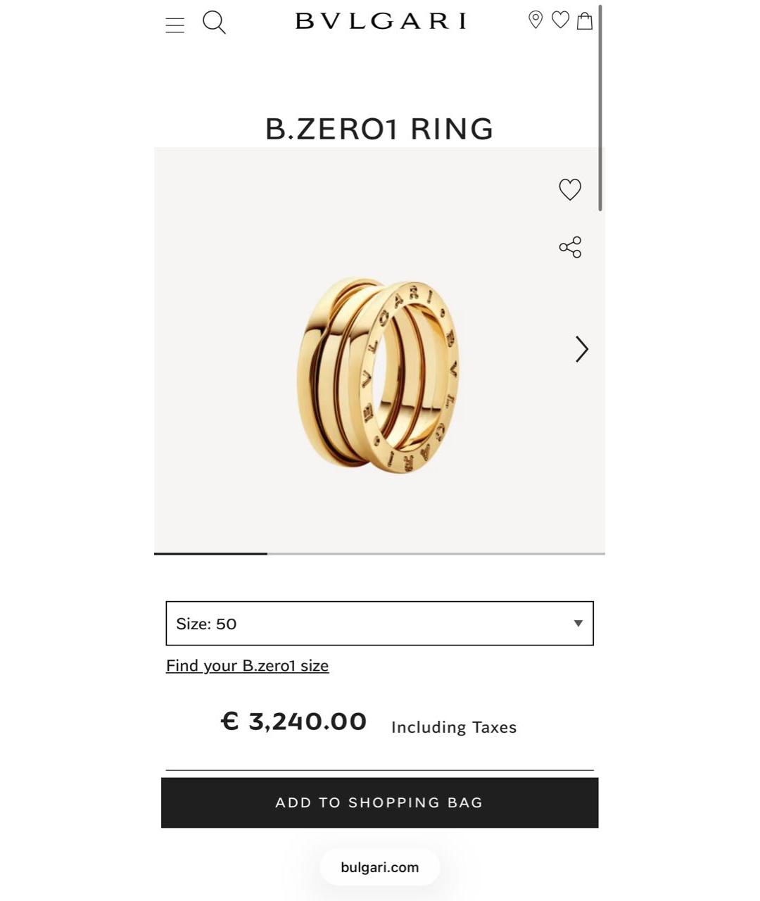 BVLGARI Золотое кольцо из желтого золота, фото 6