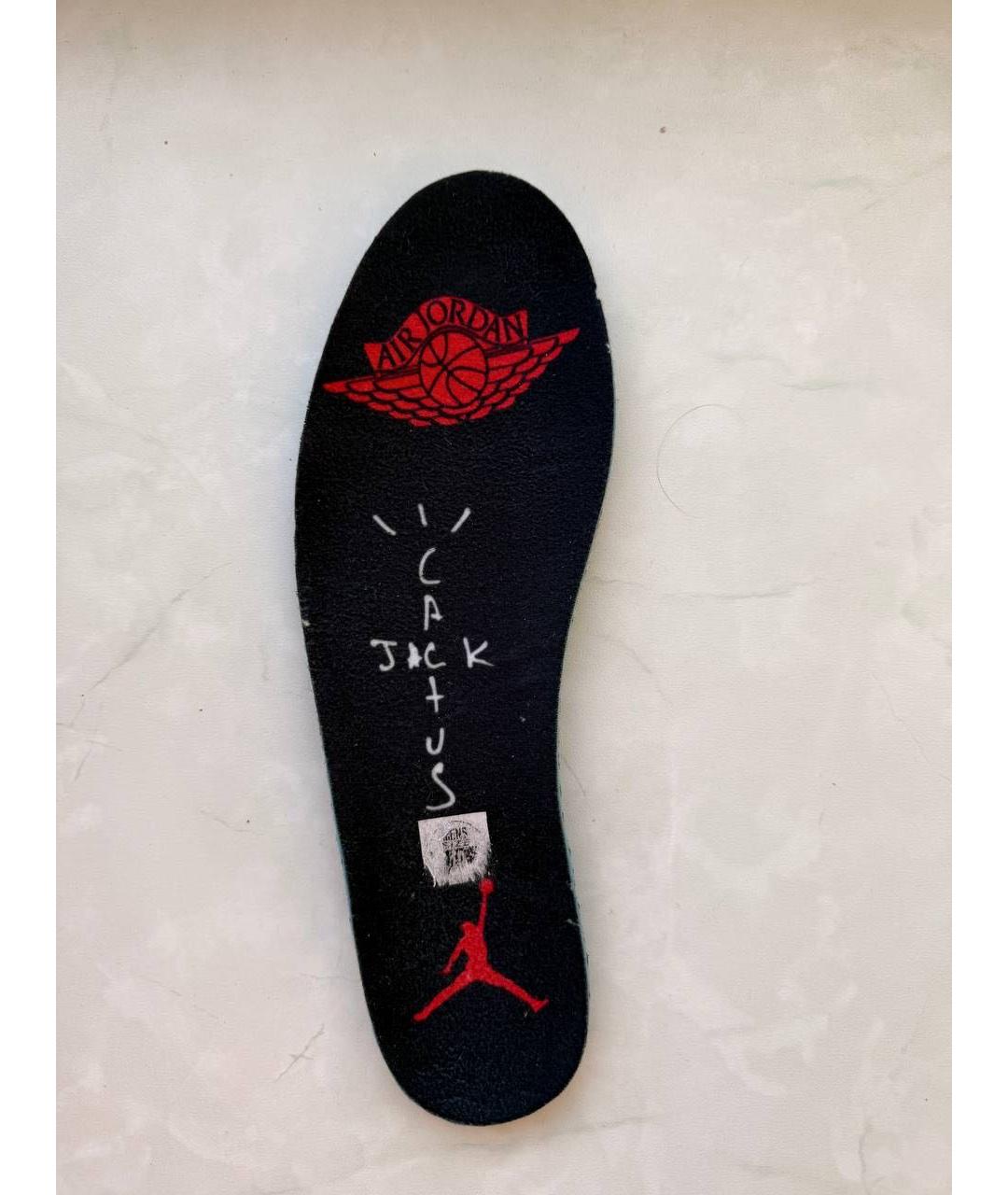 NIKE Коричневые кожаные низкие кроссовки / кеды, фото 6