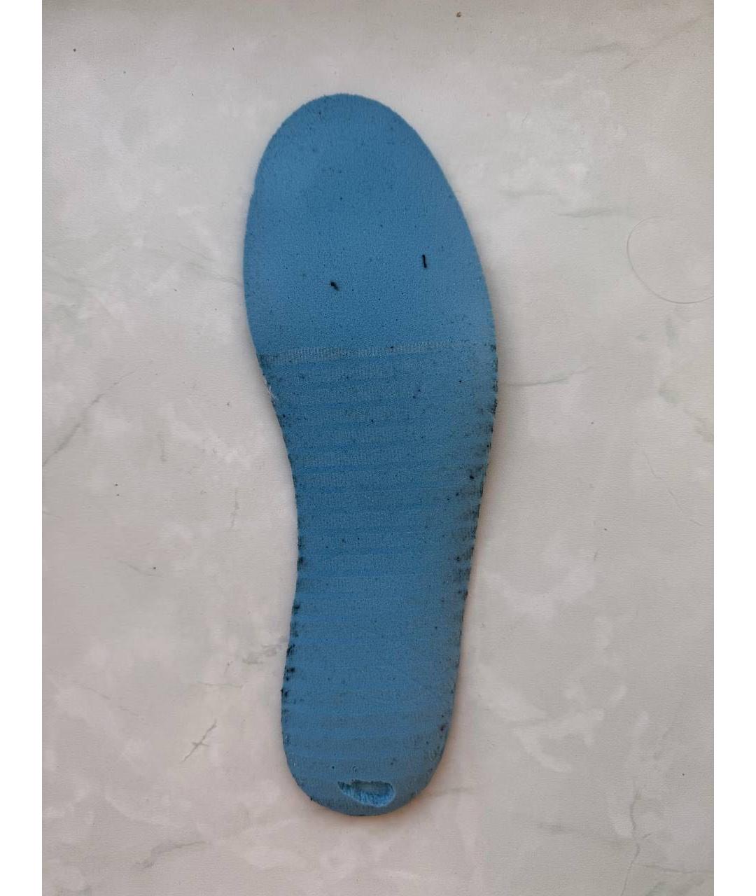 NIKE Коричневые кожаные низкие кроссовки / кеды, фото 7