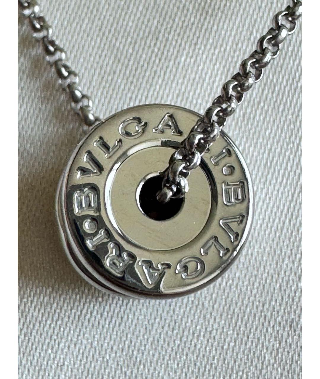BVLGARI Серебряная подвеска из белого золота, фото 4