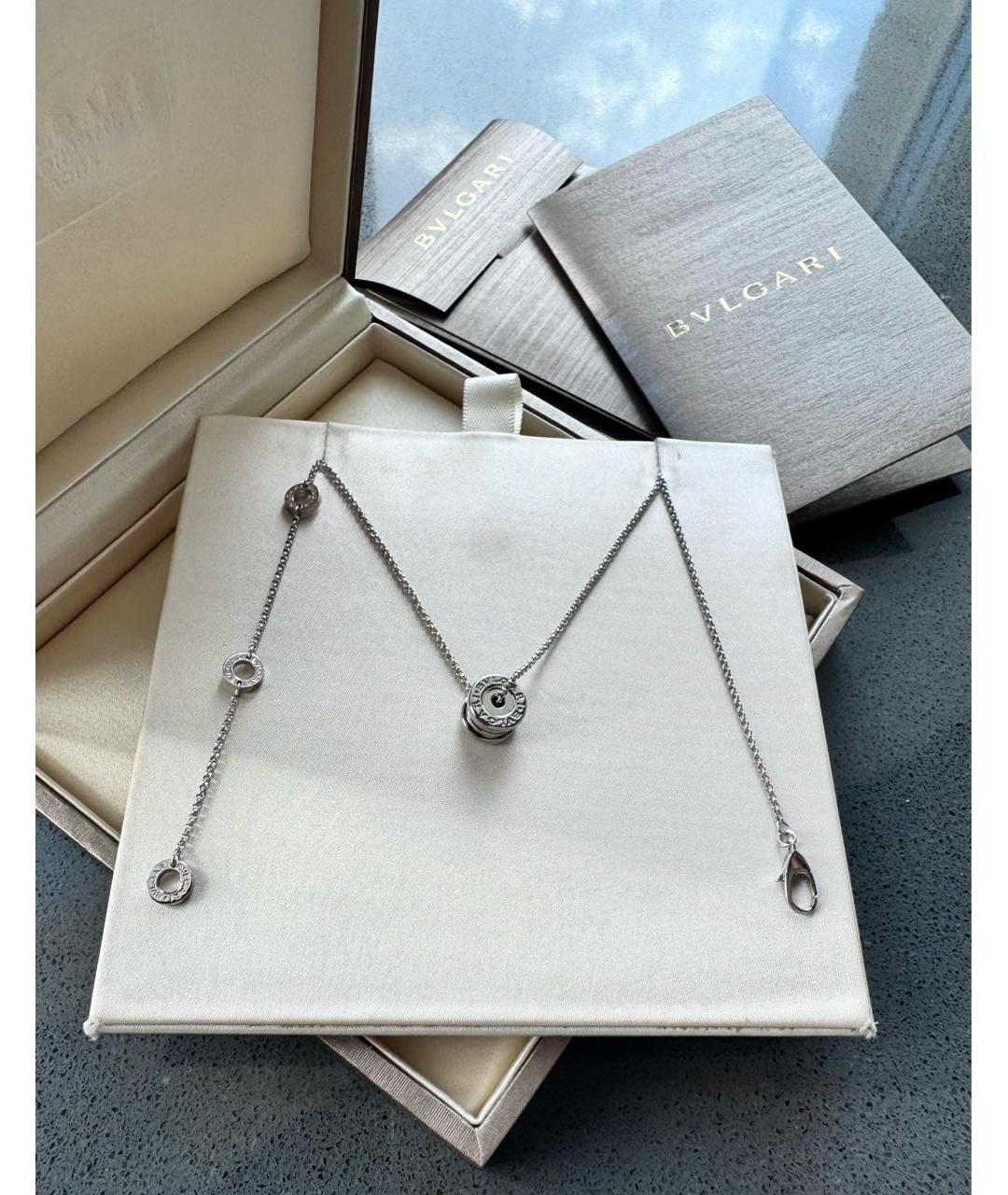 BVLGARI Серебряная подвеска из белого золота, фото 8