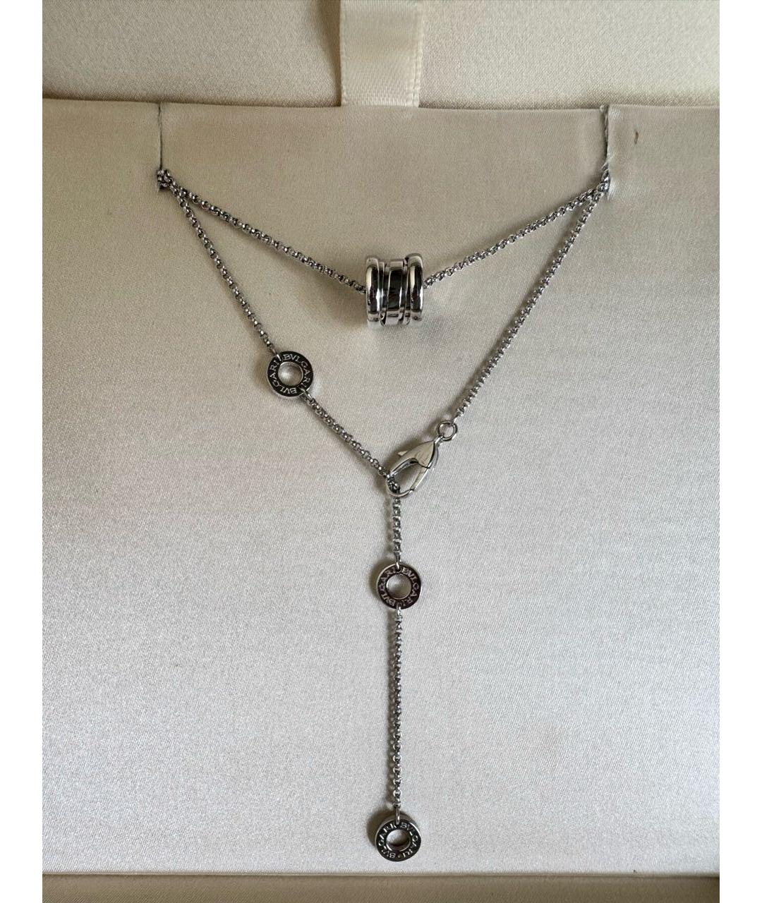 BVLGARI Серебряная подвеска из белого золота, фото 7