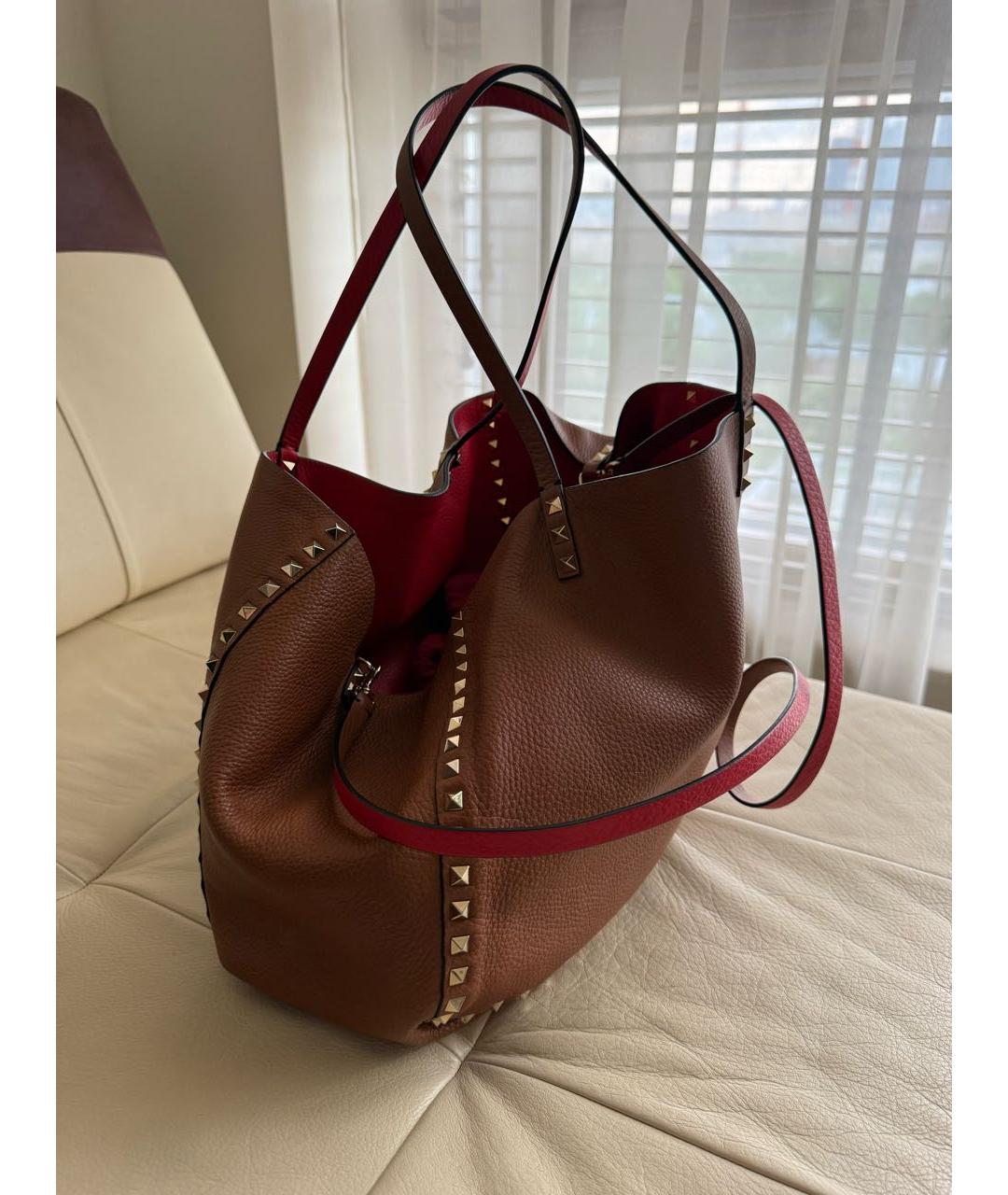 VALENTINO Мульти кожаная сумка тоут, фото 7