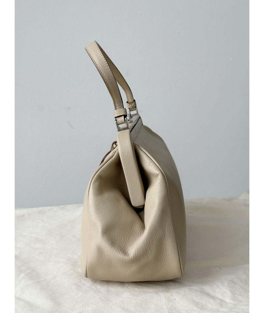 PRADA Бежевая кожаная сумка через плечо, фото 2