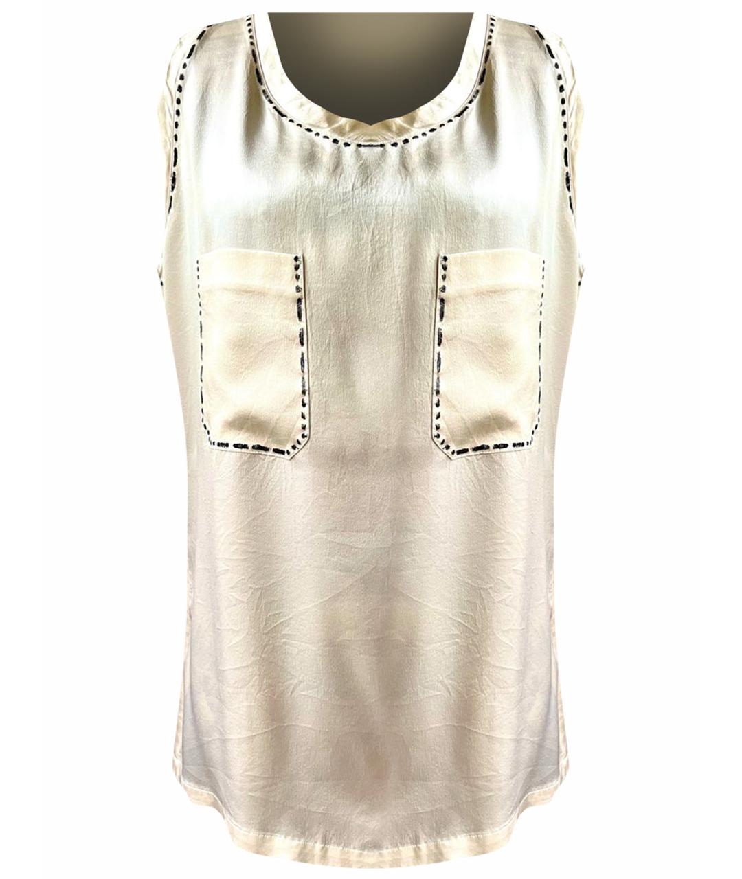 SAINT LAURENT Шелковая блузы, фото 1