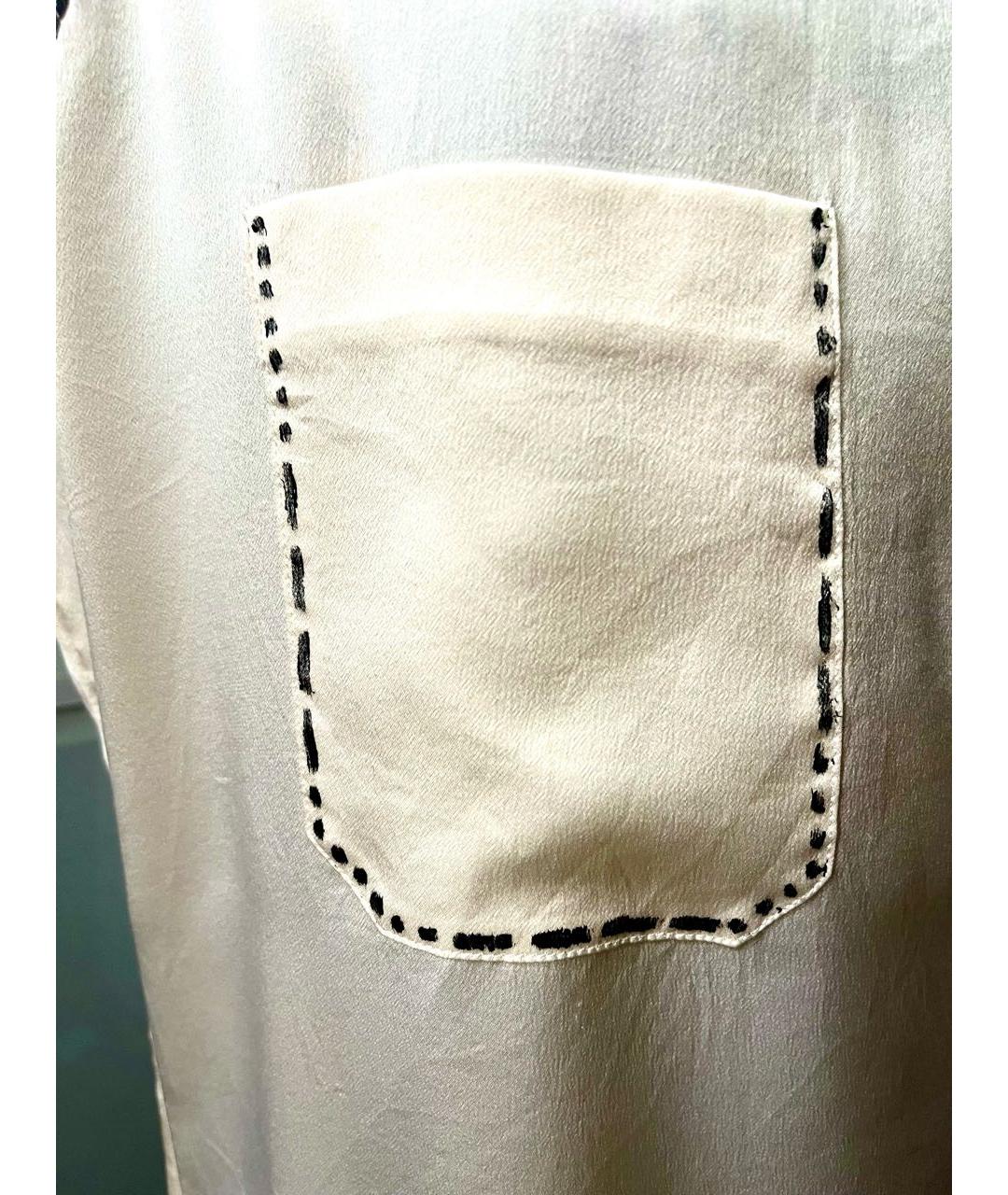 SAINT LAURENT Шелковая блузы, фото 7