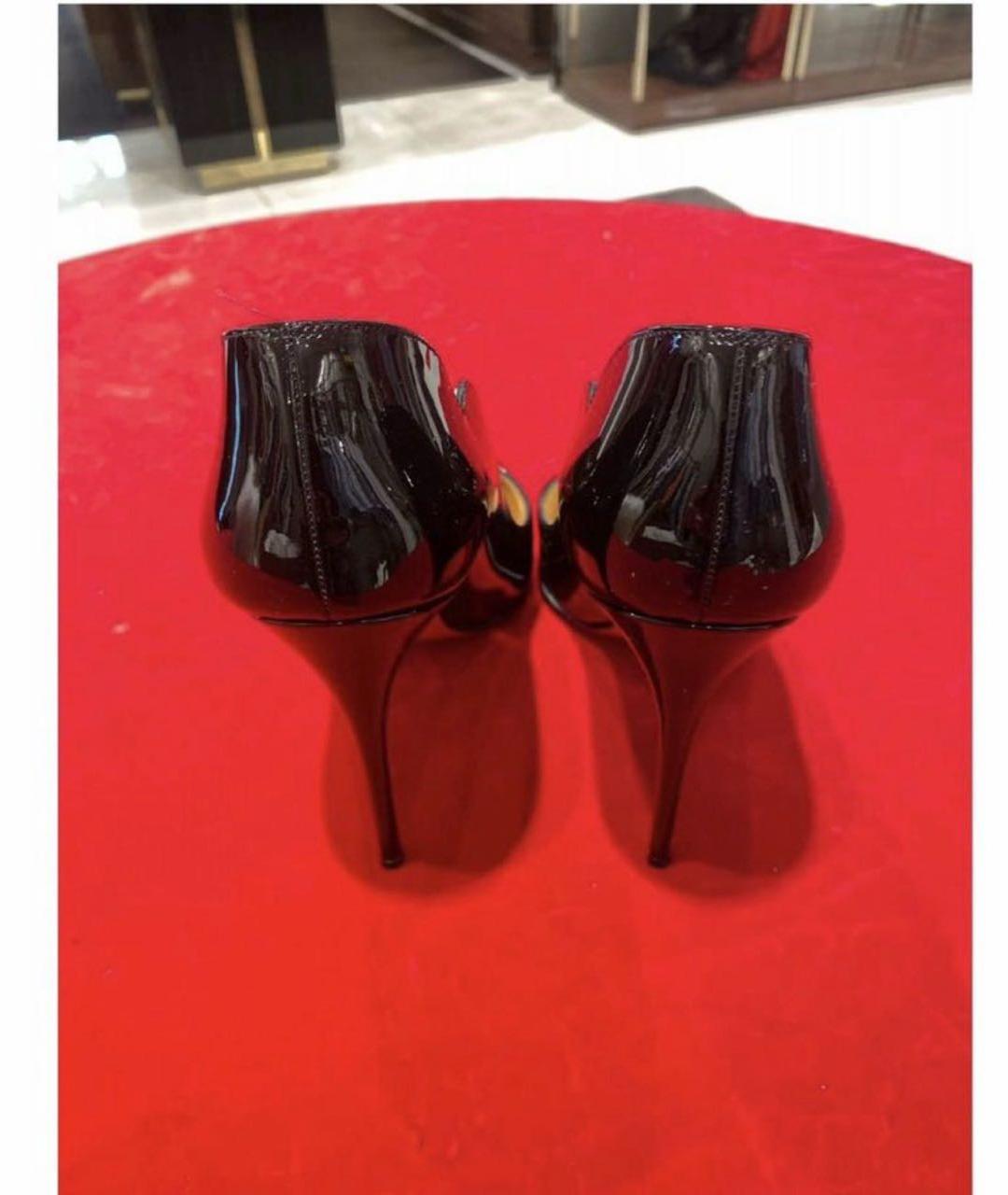CHRISTIAN LOUBOUTIN Черные туфли из лакированной кожи, фото 3