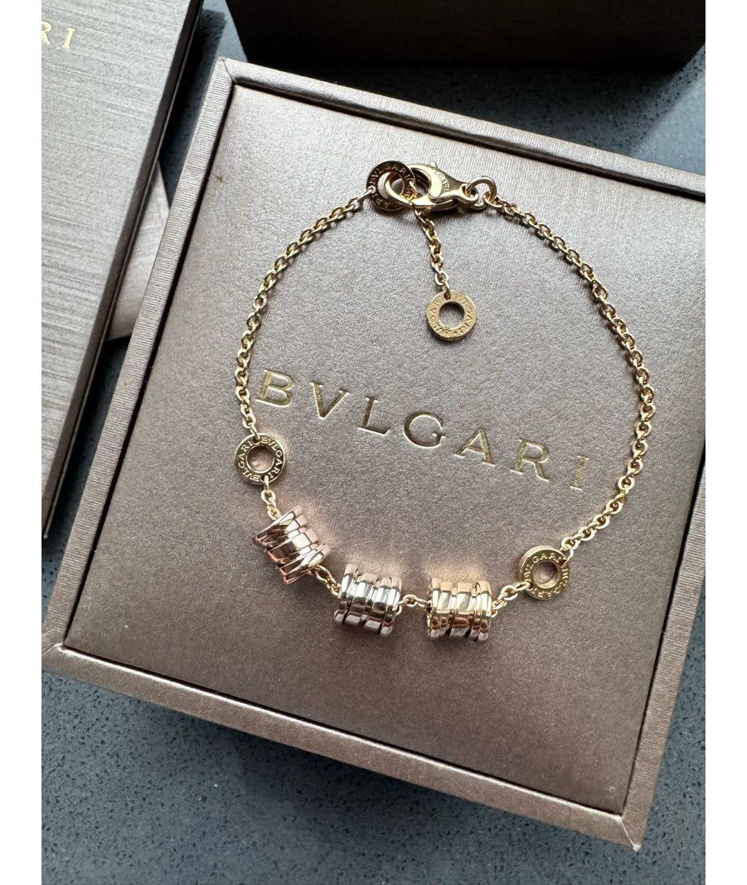 BVLGARI Золотой браслет из желтого золота, фото 4