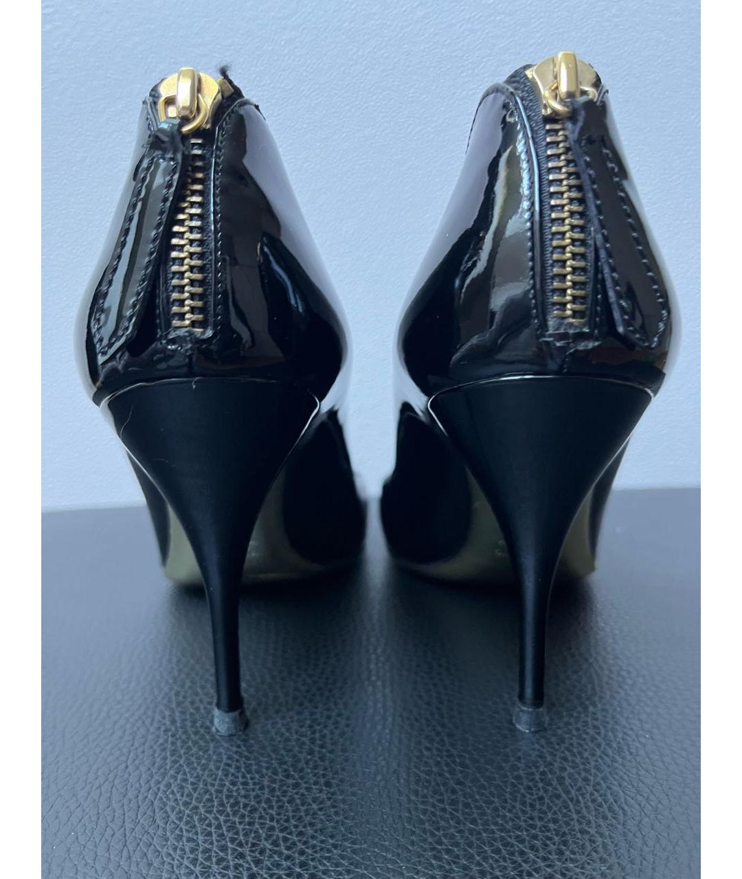GUCCI Черные туфли из лакированной кожи, фото 4