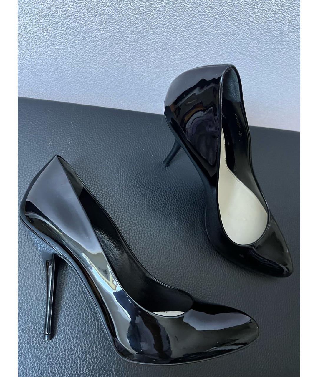 GUCCI Черные туфли из лакированной кожи, фото 2