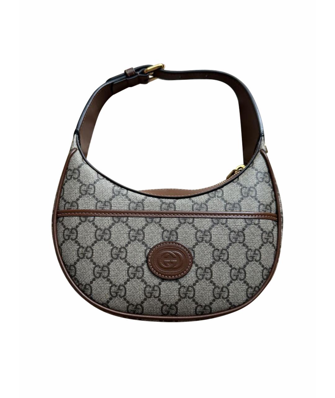 GUCCI Коричневая сумка через плечо, фото 1