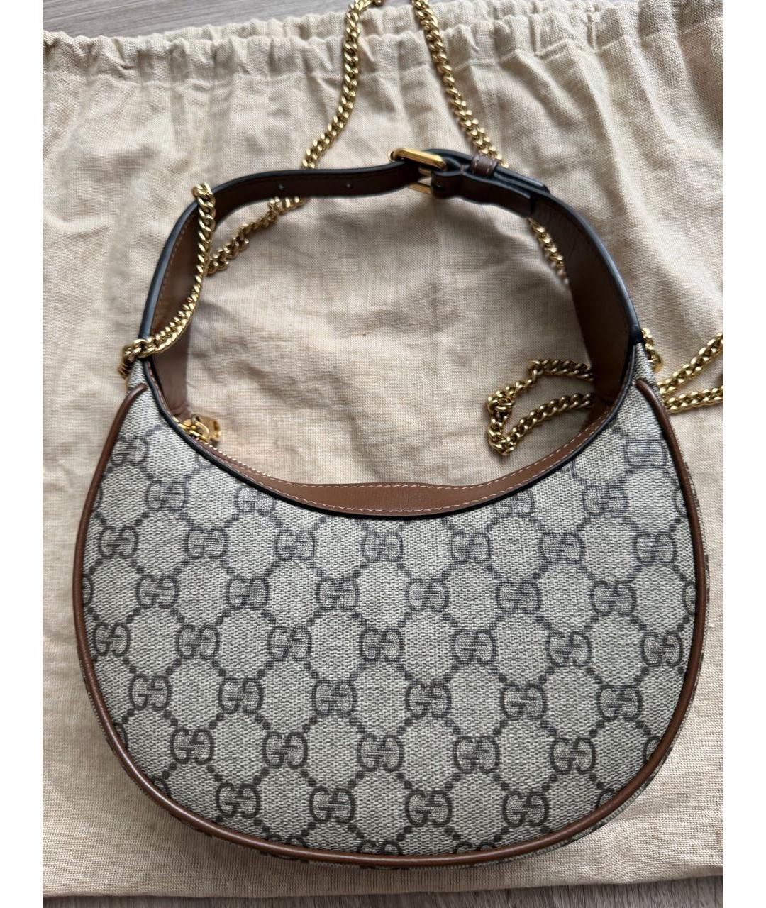 GUCCI Коричневая сумка через плечо, фото 2