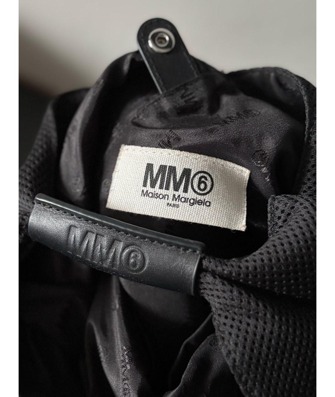 MM6 MAISON MARGIELA Черная сумка тоут, фото 2